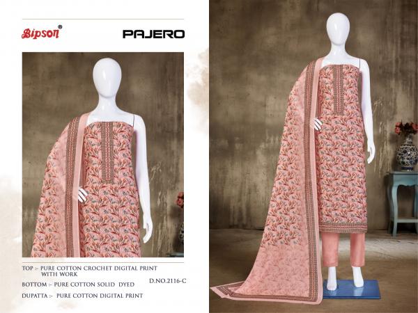 Bipson Pajero 2116 Fancy Cotton Dress Material Collection